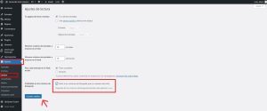 Ajustes WordPress - no rastrear el sitio